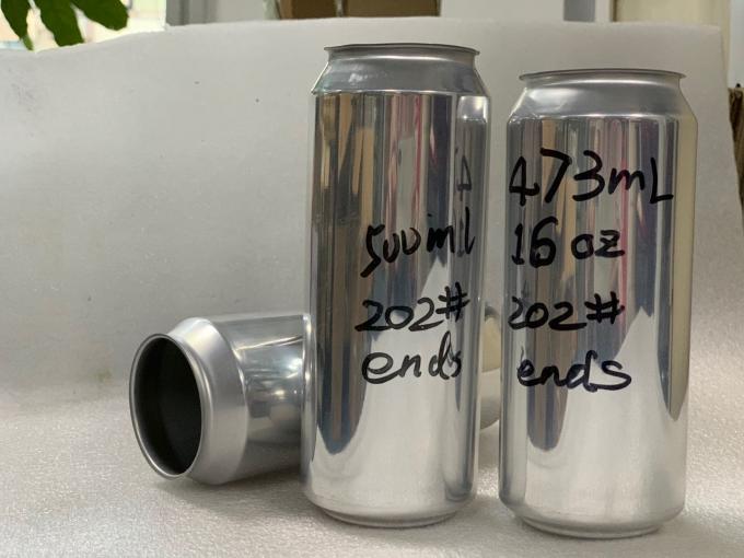 BPA Ni Coating 120 Degree Brite 12oz 16oz Aluminum Beer Cans
