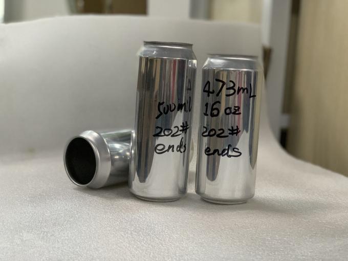 473ml Printed 12 Oz Brite Aluminum Beer Cans BPA Free