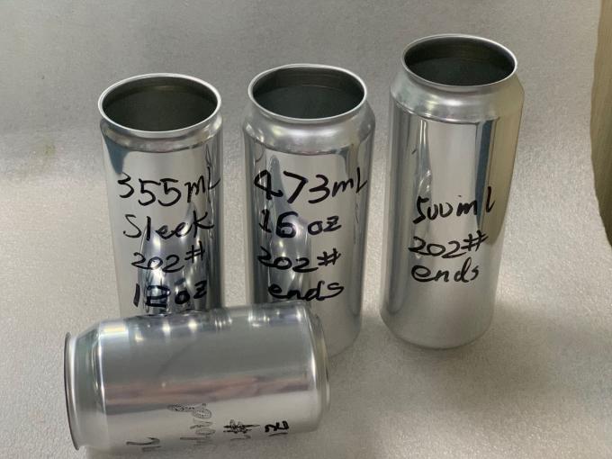 BPA Free 122mm 156.6mm SGS Aluminum Soda Can With Color Lid