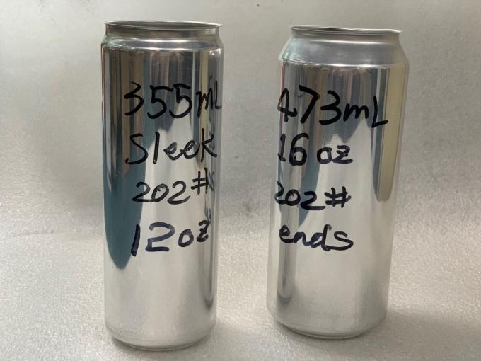 12oz 355ml BPA Ni Aluminum Soda Cans With Canada Carving Lid
