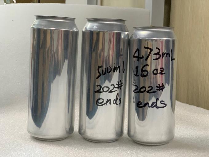 BPA Free Retort 16oz B64 End Aluminum Beverage Bottles