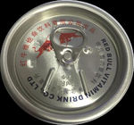 Food Grade Aluminum Can Lids With Customization Carving Logo For Energy Drink
