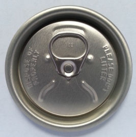 Easy Open Coca Cola Can Lid Soda Can Cap Lids 202 206 200 With QR Code Ring