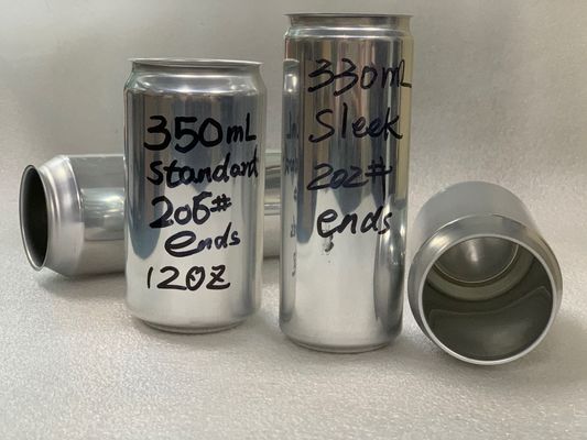 B64 Ends Bpani Printed 16oz SGS Aluminium Drink Cans