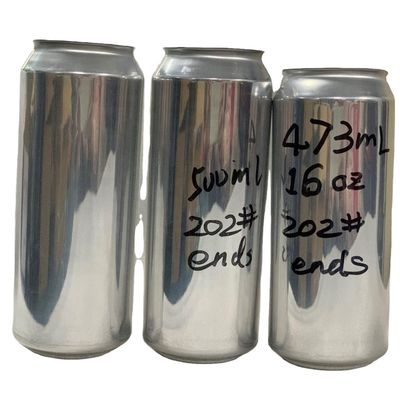 SGS 330ml 550ml Beverage Packaging Empty Aluminum Cans